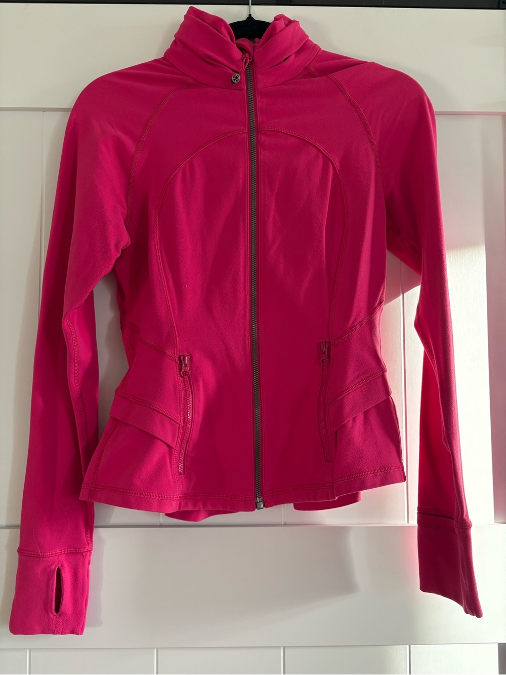lululemon athletica Hot Pink Full-Zip Athletic Jacket